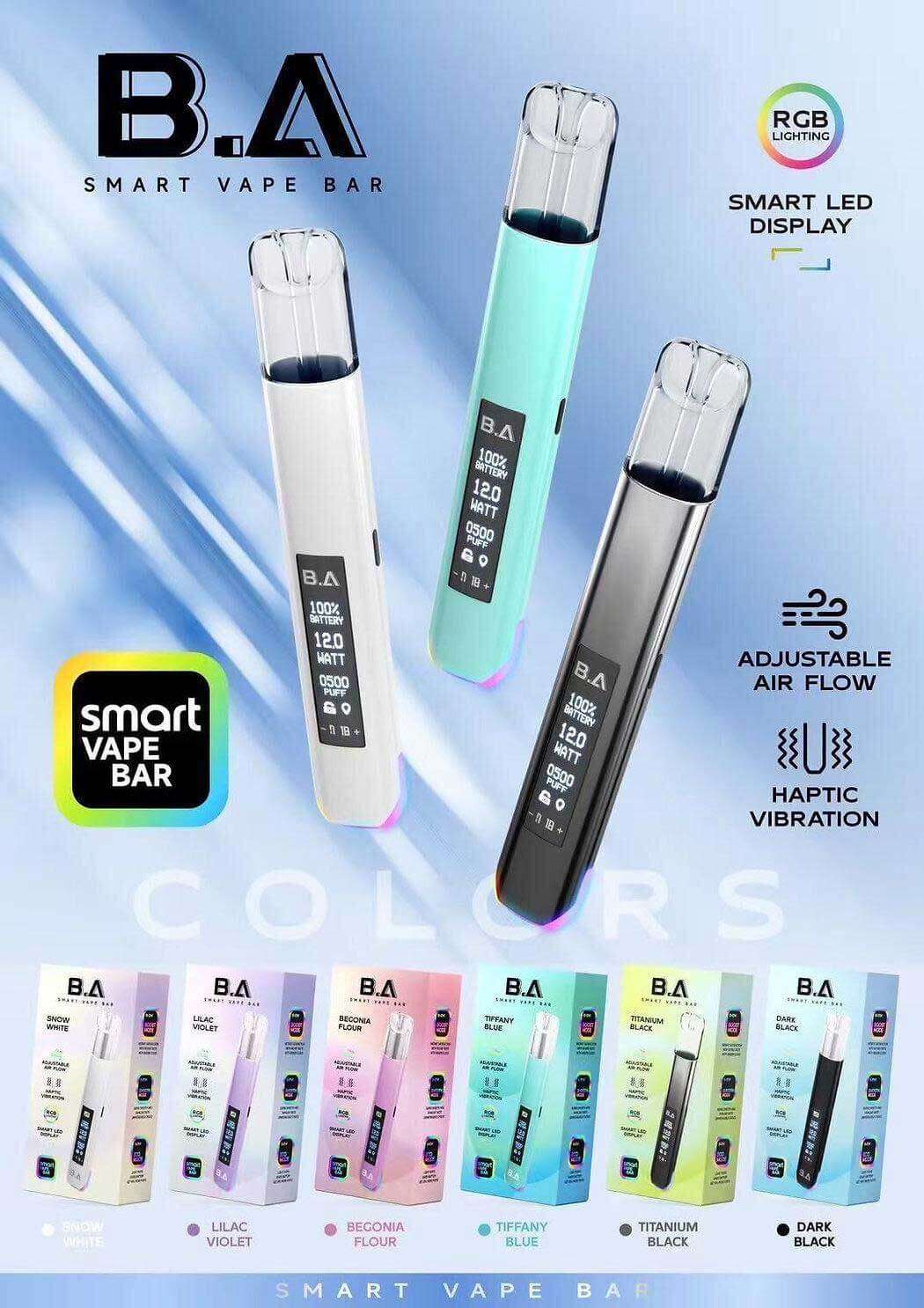 B.A主機 LED 顯示屏細節,支援 6w-12w 精準調壓與 RGB 炫光燈效,7-11貨到付款。
