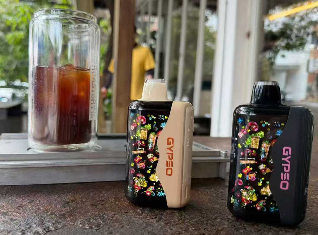 GYPSO滿天星拋棄式電子煙30000口全系列八款特調口味精美盒裝與現貨包裝展示